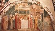 GIOTTO di Bondone Annunciation to Zacharias painting